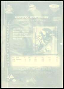 1999 Collector's Edge 1st Place Randy Moss #LP06 1/1 Back Printing Proof ZZ289