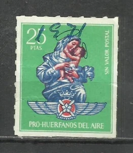 2748A-SELLO ESPAÑA FISCALES HUERFANOS EJERCITO DEL AIRE,BENEFICOS,DIFERENTE DEN - Imagen 1 de 1
