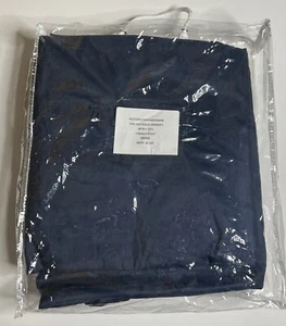 Restoration Hardware Thai Silk Solid Drape French Pleat 46" x 120" Indigo NEW - Picture 1 of 7
