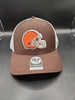 Cleveland Browns '47 Brand Trucker Adjustable Snapback Hat NFL NWT OSFA - Image 1 of 4
