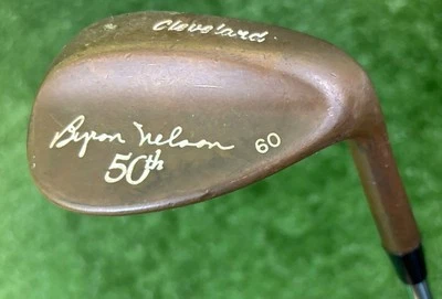 Cleveland Byron Nelson 50th Copper 60 Lob Wedge Golf Club USED RH Steel X Stiff - Image 1 of 4