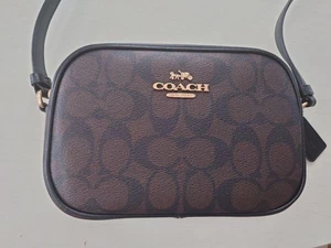 COACH shoulder bag mini Jamie signature camera bag brown - Picture 1 of 7