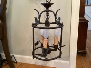Vintage Diego Petite Classical " PERCHING BIRD " Lantern - Picture 1 of 4