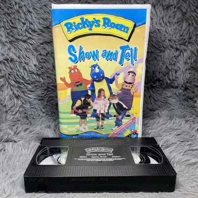 Ricky's Room - Show and Tell VHS Tape 1999 Dump Truck Detective Kaboom Show Rare - Image 1 of 4
