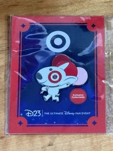 DISNEY D23 Expo 2024 X TARGET Bullseye LAPEL PIN Ltd Ed BALLOONS New SEALED - Imagen 1 de 3