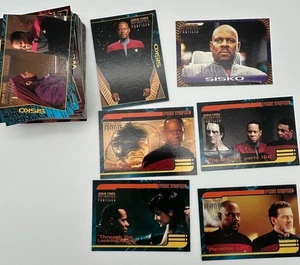 Star Trek Deep Space Nine Profiles - 82 Card Skybox Base Set Complete + Bonus - Picture 1 of 4