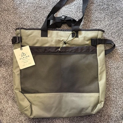 Alpine Design Convertible Tote Olive Green Laptop Storage Durable NWTs - Image 1 of 4