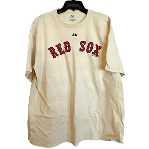Majestic Boston Red Sox MLB T-SHIRT Creme "Willie 69" - Größe XL - Bild 1 von 6