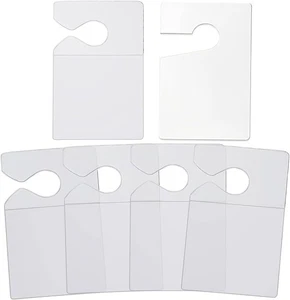 Clear Parking Permit Holder, Car Vertical Lot Pass Rear View 5 PCS  - Picture 1 of 5