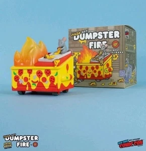 NYCC 2025 Exclusive PIZZA RAT DUMPSTER FIRE Figur 100% SOFT Limited Edition 100 - Bild 1 von 1