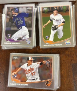 2013 Topps Chrome Update Complete Set (1-55) Arenado Yelich Gausman Rookie - Picture 1 of 1