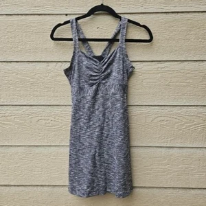 Prana Grau Space Dye Racerback Minikleid mit eingebautem Regal-BH XS - Bild 1 von 5