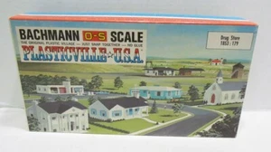 PLASTICVILLE USA FARMACIA 1853:179 COMPLETO CON VENTANAS Y CAJA BACHMANN VINTAGE - Imagen 1 de 2