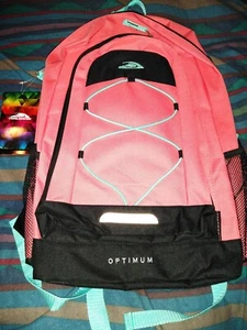 Trailmaker Optimum CANVAS Backpack PINK Black 19" x 13" SCHOOL Hiking   NWT - Picture 1 of 7