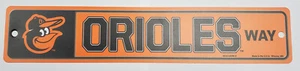 Baltimore Orioles 3.75" by 19"  Plastic Street Sign - MLB - Picture 1 of 1