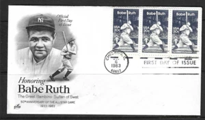 USA SC # 2046 Babe Ruth FDC . Artcraft Cachet - Picture 1 of 1