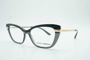 DOLCE & GABBANA DG 3325 3246 BLACK AUTHENTIC DESIGNER EYEGLASSES 54-17 140 - Picture 1 of 4