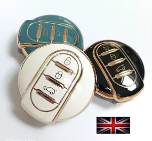 Key Case Fob Cover for BMW MINI COOPER S ONE JCW F54 F55 F56 F57 CLUBMAN Remote - Picture 1 of 44