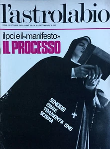 L'Astrolabio settimanale 19 ottobre 1969 1969 - Imagen 1 de 1