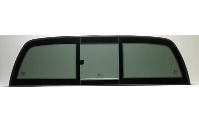 Fit: 1997-2011 Dodge Dakota Pickup Manual Slider Back Glass Rear Window+Glue - Image 1 of 4