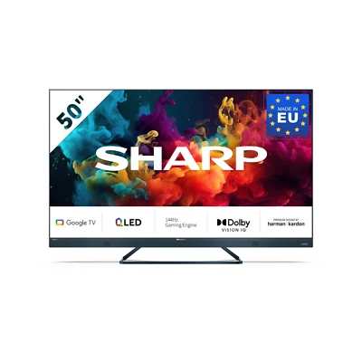 50 Zoll Fernseher 4K Ultra HD Quantum Dot Google TV – 144Hz - SHARP 50FQ5EG - Bild 1 von 4