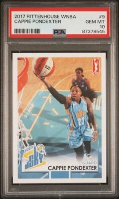 2017 Rittenhouse WNBA Cappie Pondexter PSA 10 Chicago Sky Rutgers - Image 1 of 2