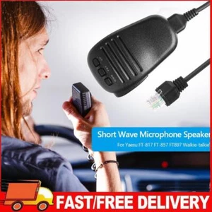 Kurzwellen-Mikrofonlautsprecher für Yaesu FT-817 FT-857 FT897 Walkie-Talkie - Zdjęcie 1 z 8