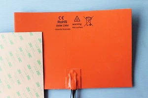 Stampante 3D Tappetino Riscaldatore Silicone 300x200mm 24 Volt 350W con Termistore - Maxi-Prusa - Foto 1 di 1