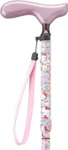 Bastón Hello Kitty Love Plegable HK-21 Rosa Altura Adecuado 150-170cm Japón Nuevo - Imagen 1 de 5