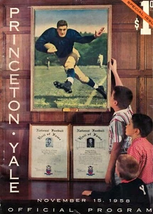 Programma vintage Yale vs Princeton 15 novembre 1958 108 pagine - Foto 1 di 1