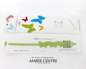 Italienisches CRUCIANI KINDERARMBAND verstellbar - SCHMETTERLING - neuwertig grün UVP £20!!! - Bild 1 von 1