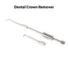 1Set Stainless Steel Dental Crown Remover 2 Tips Press Button Dentist T.WG