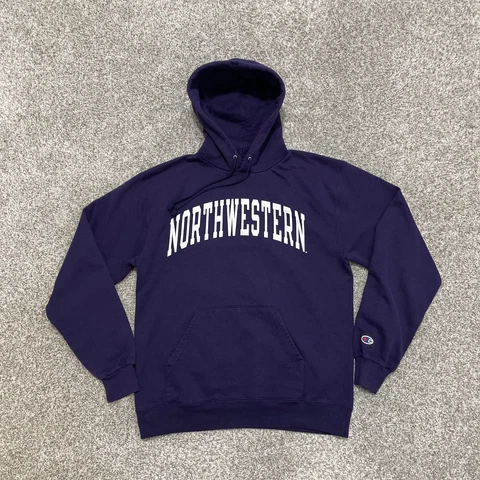 VINTAGE Northwestern Wildcats Sweater Mens Medium Hoodie Champion NCAA 90s Y2K Cover