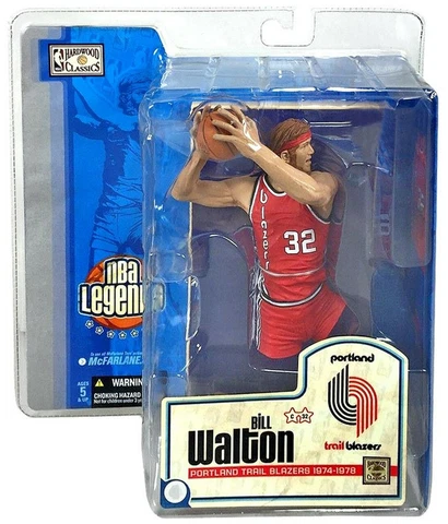 Bill Walton Portland Trailblazers McFarlane Figure NBA Legends NIB Basketball Cover