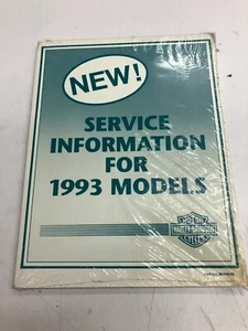 FÁBRICA HARLEY DAVIDSON 1993 MODELOS MANUAL DE INFORMACIÓN DE SERVICIO 99449-93 (G3) 2 - Imagen 1 de 4