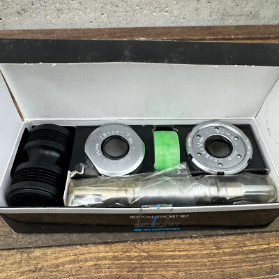 Vintage Shimano Deore XT Bottom Bracket ITALIAN NOS 70 mm 122 36x24t M730 M735 - Image 1 of 4