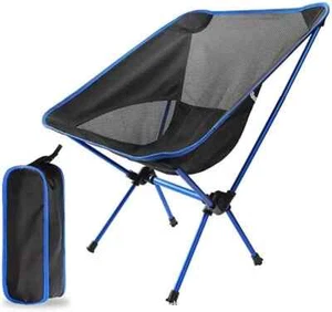 Portable Folding Chair Outdoor Camping Chairs Oxford Cloth Ultralight For Travel - Picture 1 of 20