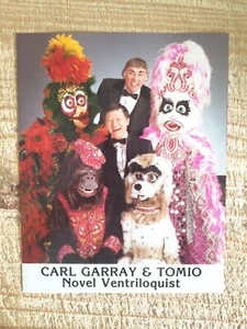 Carl Garray & Tomio - Roman Bauchredner. Vintage 10" x 8" PROMO-FOTO * EH7 - Bild 1 von 3