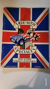 Vintage Triumph Specialty New & Used Foreign Auto Parts Booklet! - Picture 1 of 16