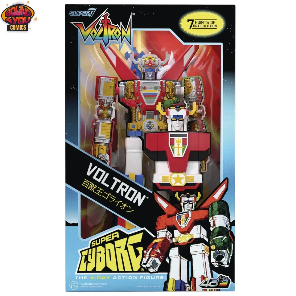 Figura de acción Super7 Voltron Super Cyborg a todo color 11" Foto 1 de 4