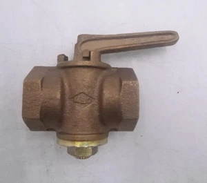 A.Y. McDonald 4212-122 10598 Lever Handle Plug Valve with Check 1 in. - Picture 1 of 2