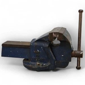 Record No.5 Bench Vice 5" Jaws Engineers Mechanics Vintage Tool Good Condition - Picture 1 of 24