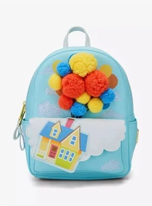 Mini zaino Loungefly Disney Pixar Up casa galleggiante Pom Pom nuovo sigillato - Foto 1 di 6