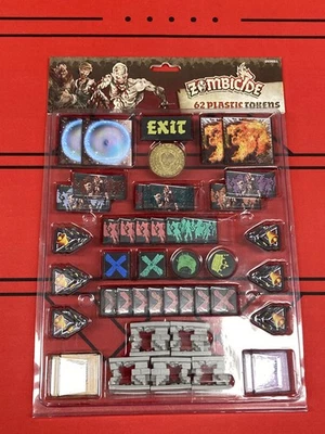 Zombicide Black Plague 62 Plastic Tokens Pack (NIB Kickstarter Exclusives) - Image 1 of 2