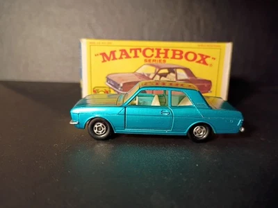 Matchbox Superfast #25Ford Cortina 1968 In Regular Wheel Original E4 Box - Image 1 of 4
