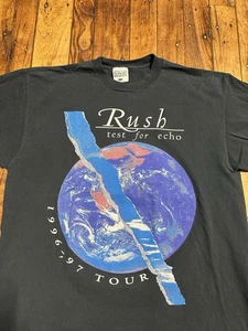 Vintage Rush Test For Echo Shirt Size XL Nice Man 1996 1997 Tour - Picture 1 of 19