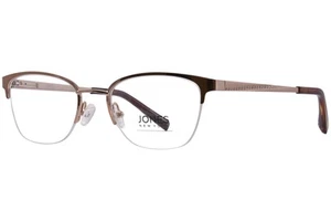 Jones New York VJOP153 0ROS Eyeglasses Women's Petite Rose Gold Semi Rim 48mm - Picture 1 of 5