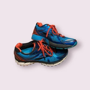 Brooks Adrenaline GTS 15 Mens Size 10 Running Shoes Blue And Orange - Picture 1 of 8