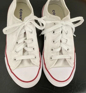 Sneaker Jugend Gr. 13 Converse All Star weiß Canvas - Bild 1 von 5