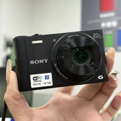 SONY DSC-WX350 Black 18.2MP 20x Digital Zoom Cam English Menu High Def Capture - Image 1 of 4